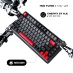 CYBEART | Nighthawk 75 - TKL Wireless RGB Mechanical Keyboard | MKII Pre-Lubed Switches | 4000 mAh Battery | 5-Layer Gasket | Hot-Swappable | Tri-Mode (Signature Edition) - Image 2