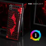 CYBEART | Nighthawk 75 The Batman - TKL Wireless RGB Mechanical Keyboard | MKII Pre-Lubed Switches | 4000 mAh Battery | 5-Layer Gasket | Hot-Swappable | Tri-Mode - Image 6