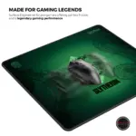 Cybeart | Slytherin Gaming Mouse Pad (Large - 450x400x4mm) | Waterproof, Never Slip Base, Stitched Edges, Esports Grade - Image 6