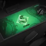 Cybeart | Slytherin Gaming Desk Mat (XXL - 900x400x4mm) | Waterproof, Never Slip Base, Stitched Edges, Esports Grade - Image 9