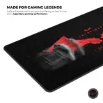 Cybeart | The Batman Gaming Desk Mat (XXL - 900x400x4mm) | Waterproof, Never Slip Base, Stitched Edges, Esports Grade - Image 5