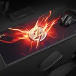 Cybeart | The Flash Gaming Mouse Pad (Large - 450x400x4mm) | Waterproof, Never Slip Base, Stitched Edges, Esports Grade - Image 9