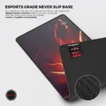 Cybeart | The Flash Gaming Mouse Pad (Large - 450x400x4mm) | Waterproof, Never Slip Base, Stitched Edges, Esports Grade - Image 7