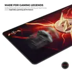 Cybeart | The Flash Gaming Mouse Pad (Large - 450x400x4mm) | Waterproof, Never Slip Base, Stitched Edges, Esports Grade - Image 6