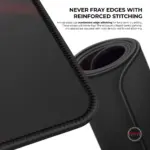 Cybeart | The Flash Gaming Mouse Pad (Large - 450x400x4mm) | Waterproof, Never Slip Base, Stitched Edges, Esports Grade - Image 5