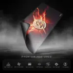 Cybeart | The Flash Gaming Mouse Pad (Large - 450x400x4mm) | Waterproof, Never Slip Base, Stitched Edges, Esports Grade - Image 2
