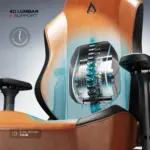 CYBEART | Vintage-APEX Series Gaming / Office Chair | 4D Lumbar, 4D Armrest, Endura™ Leatherette, AeroMag™ Pillow, Recline & Tilt - Image 11