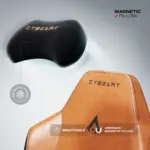 CYBEART | Vintage-APEX Series Gaming / Office Chair | 4D Lumbar, 4D Armrest, Endura™ Leatherette, AeroMag™ Pillow, Recline & Tilt - Image 6