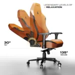 CYBEART | Vintage - NEO Series Gaming / Office Chair | 4D Armrest, NeoTek™ Leatherette, AeroMag™ Neck & Lumbar Pillow, Recline & Tilt - Image 7