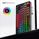 CYBEART | X75 Rhino - TKL CNC Aluminum Wireless RGB Mechanical Keyboard | MKIII Pre-Lubed Switches | 8000 mAh Battery | 5-Layer Gasket |Hot-Swappable | Tri-Mode (Signature Edition) - Image 5