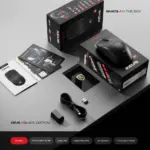 CYBEART | Xeus 39g Ultra-light Wireless Gaming Mouse | True 8K Polling | 42,000 DPI | PAW 3950 Sensor | 100M TTC Optical Switches | 300mA Battery | Tri-Mode (Black) - Image 2