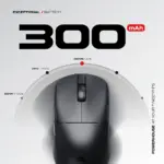 CYBEART | Xeus 39g Ultra-light Wireless Gaming Mouse | True 8K Polling | 42,000 DPI | PAW 3950 Sensor | 100M TTC Optical Switches | 300mA Battery | Tri-Mode (Black) - Image 6