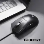 CYBEART | Ghost 49g Ultra-light Wired Gaming Mouse | 12,800 DPI | 1000Hz Polling | Huano Switches (5M Clicks) | PTFE Feet (Black) - Image 9