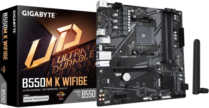 Gigabyte B550M K Wifi6e Motherboard