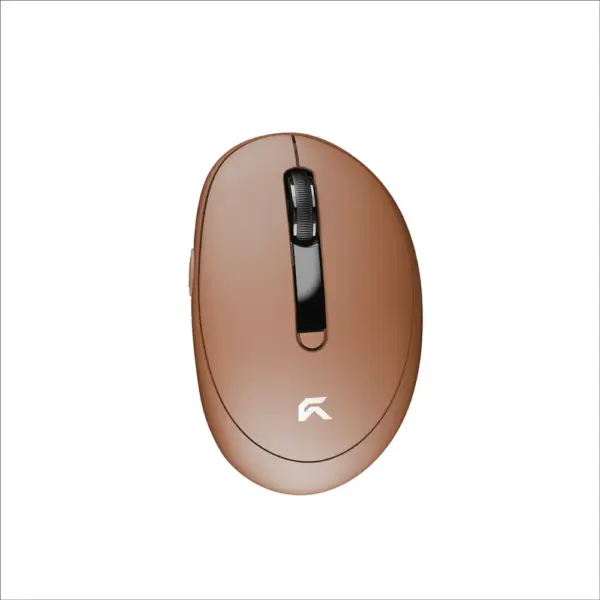 Pocket Wireless Ergonomic Mocha Mousse Mouse