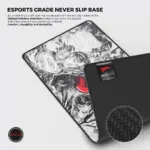 Cybeart | Superman Jim Lee Edition Gaming Desk Mat (XXL - 900x400x4mm) | Waterproof, Never Slip Base, Stitched Edges, Esports Grade - Image 6