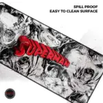 Cybeart | Superman Jim Lee Edition Gaming Desk Mat (XXL - 900x400x4mm) | Waterproof, Never Slip Base, Stitched Edges, Esports Grade - Image 2