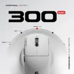 CYBEART | Xeus 39g Ultra-light Wireless Gaming Mouse | True 8K Polling | 42,000 DPI | PAW 3950 Sensor | 100M TTC Optical Switches | 300mA Battery | Tri-Mode (White) - Image 6