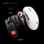 CYBEART | Xeus 39g Ultra-light Wireless Gaming Mouse | True 8K Polling | 42,000 DPI | PAW 3950 Sensor | 100M TTC Optical Switches | 300mA Battery | Tri-Mode (White) - Image 5