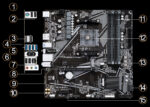 Gigabyte B550M K Wifi6e Motherboard - Image 3