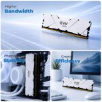 EVM ELITE GAMING RAM 16GB DDR5 6000 MHZ CL40 DESKTOP - (10 YEAR BRAND WARRANTY - Silver) - Image 3