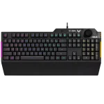 ASUS TUF Gaming K1 RGB keyboard with dedicated volume knob, spill-resistance, side light bar and Armoury Crate - Image 6