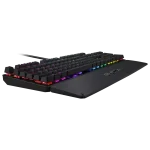 ASUS TUF Gaming K3 RGB mechanical keyboard with N-key rollover, combination media keys, USB 2.0 passthrough, aluminum-alloy top cover, wrist rest, eight programmable macro keys and Aura Sync lighting - Image 4