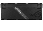Asus M701 ROG Azoth Gaming Keyboard with 75 keyboard form factor, gasket mount, three-layer dampening foam and metal top cover, highly customizable with hot-swappable pre-lubed ROG NX mechanical switches, ROG keyboard stabilizers, PBT doubleshot keycaps and lube kit, tri-mode connection with 2.4 GHz SpeedNova technology, OLED display, three-way control knob, three tilt angles, and Mac support - Image 9