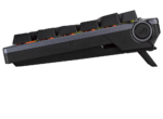 Asus M701 ROG Azoth Gaming Keyboard with 75 keyboard form factor, gasket mount, three-layer dampening foam and metal top cover, highly customizable with hot-swappable pre-lubed ROG NX mechanical switches, ROG keyboard stabilizers, PBT doubleshot keycaps and lube kit, tri-mode connection with 2.4 GHz SpeedNova technology, OLED display, three-way control knob, three tilt angles, and Mac support - Image 8