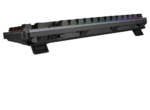 Asus M701 ROG Azoth Gaming Keyboard with 75 keyboard form factor, gasket mount, three-layer dampening foam and metal top cover, highly customizable with hot-swappable pre-lubed ROG NX mechanical switches, ROG keyboard stabilizers, PBT doubleshot keycaps and lube kit, tri-mode connection with 2.4 GHz SpeedNova technology, OLED display, three-way control knob, three tilt angles, and Mac support - Image 7