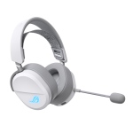 Asus ROG Pelta White Gaming Headset | Tri-mode RGB gaming headset with ROG SpeedNova wireless technology, 50 mm ROG titanium-plated diaphragm drivers - Image 3