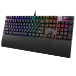 Asus ROG Strix Scope II RX Gaming Keyboard with pre-lubed ROG RX optical switches, IP57 waterproof protection, sound-dampening foam, PBT doubleshot keycaps or UV-coated ABS keycaps, streaming hotkeys, multi-function controls, three tilt angles, and wrist rest - Image 2