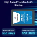 Consistent SSD 256GB 2.5 Inch SATA Internal SSD - Read: 550MB/s & Write: 500MB/s - Solid-State Drive 5 Year Warranty (256, GB) - Image 6