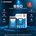 Consistent SSD 256GB 2.5 Inch SATA Internal SSD - Read: 550MB/s & Write: 500MB/s - Solid-State Drive 5 Year Warranty (256, GB) - Image 3