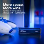 Crucial P510 2TB PCIe Gen5 NVMe 2280 M.2 SSD with heatsink [Without Box] - Image 2