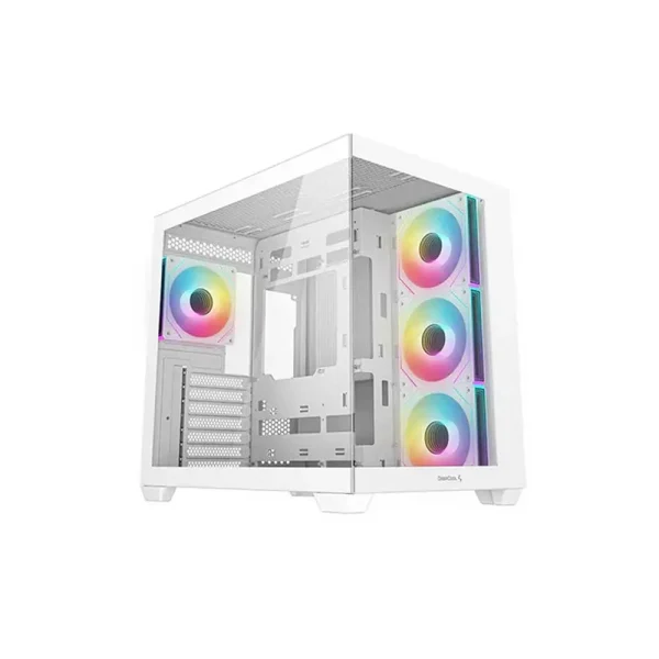 Deepcool CG530 4F WH Micro ATX Mid Tower Cabinet White