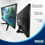 GEONIX 22 Inch PC Monitor | Full HD 1680 x 1050 Pixels | Display Output VGA & HDMI | with LED Back Light Technology |3 Years Warranty - Image 6
