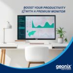 GEONIX 22 Inch PC Monitor | Full HD 1680 x 1050 Pixels | Display Output VGA & HDMI | with LED Back Light Technology |3 Years Warranty - Image 4