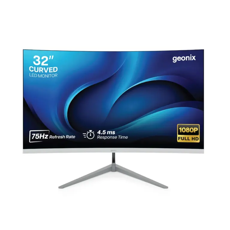 GEONIX Argon 32-Inch Curved FHD Monitor