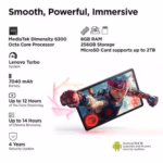 Lenovo Idea Tab 27.94 cms (11) 8 GB 256 GB 5G + Pen | 11 Inch,2.5K Display, 500 Nits Brightness|8GB RAM + 256GB ROM(Expandable Up to 2 TB)|Mediatek Dimensity 6300|Android 15|4-Speakers with Dolby Atmos - Image 7
