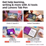 Lenovo Idea Tab 27.94 cms (11) 8 GB 256 GB 5G with Pen | 5G + Wi-Fi|11 Inch,2.5K Display, 500 Nits Brightness|8GB RAM + 256GB ROM(Expandable Up to 2 TB)|Mediatek Dimensity 6300|Android 15|4-Speakers with Dolby Atmos - Image 2