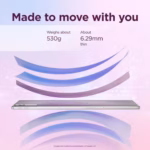 Lenovo Idea Tab Plus 5G Tablet | 12.1 inches 2.5K Display,800nits Peak Brightness|8GB RAM+256GB ROM (Expandable upto 2TB)|MediaTek Dimensity 6400| 10200mAh|4 Speakers with Dolby Atmos|Luna Grey - Image 4