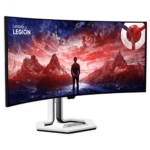 Lenovo Legion PRO 34WD-10 86.36cms (34) Monitor | 240Hz WQHD OLED Curved Gaming Monitor|0.03ms, USB-C Docking 140W PD,2xHDMI+DP, RJ45|Tilt,Swivel,Height Stand|AI Smart Sensors|2x5W Speakers|KVM Switch - Image 7
