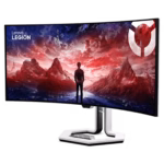 Lenovo Legion PRO 34WD-10 86.36cms (34) Monitor | 240Hz WQHD OLED Curved Gaming Monitor|0.03ms, USB-C Docking 140W PD,2xHDMI+DP, RJ45|Tilt,Swivel,Height Stand|AI Smart Sensors|2x5W Speakers|KVM Switch - Image 6