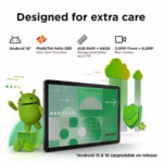 Lenovo Tab 25.65 cms (10.1) 4 GB 128 GB Wi-Fi | MTKG85/4GB/128GB/10.1” INCH WUXGA/ANDROID 14/WIFI/POLAR BLUE - Image 3