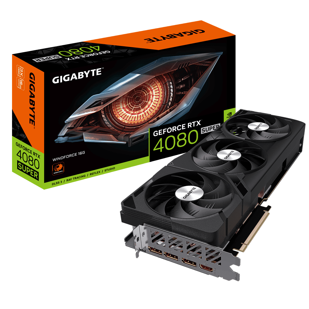 Gigabyte GeForce RTX 4080 Super WindForce 16GB GDDR6X Graphics Card | DLSS 3.5, Ray Tracing