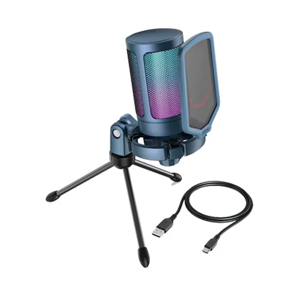 FIFINE Ampligame A6V USB Gaming Microphone Blue