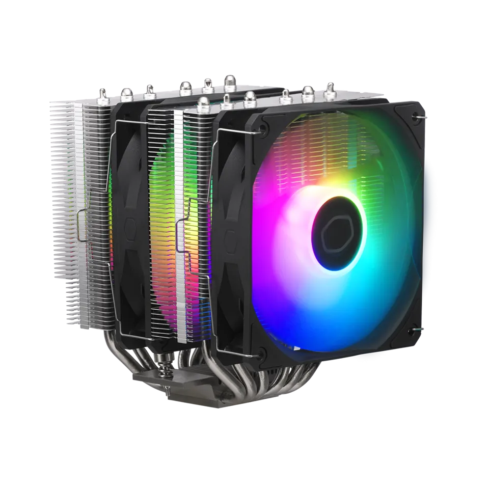Cooler Master Hyper 620s Dual Fan Dual Tower Air Cooler - Image 1