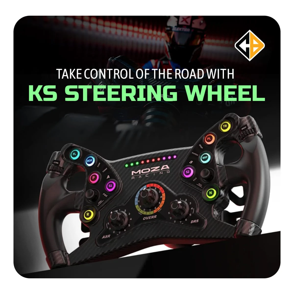 Cosmic Byte KS Steering Wheel 3