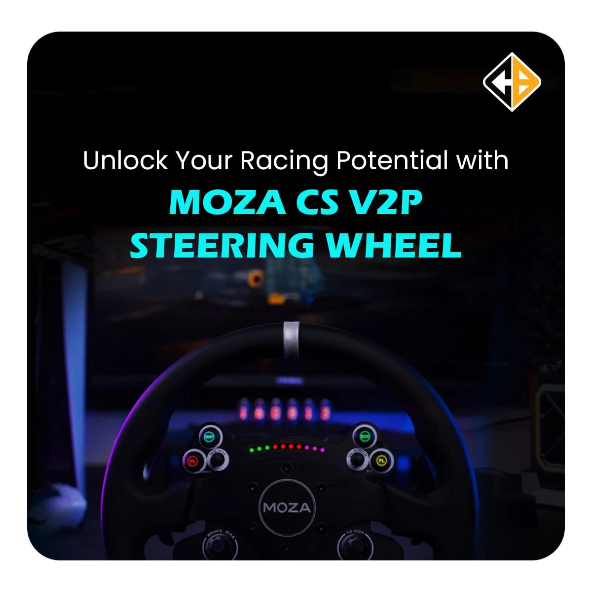 Cosmic Byte Moza CS V2P Steering Wheel 2